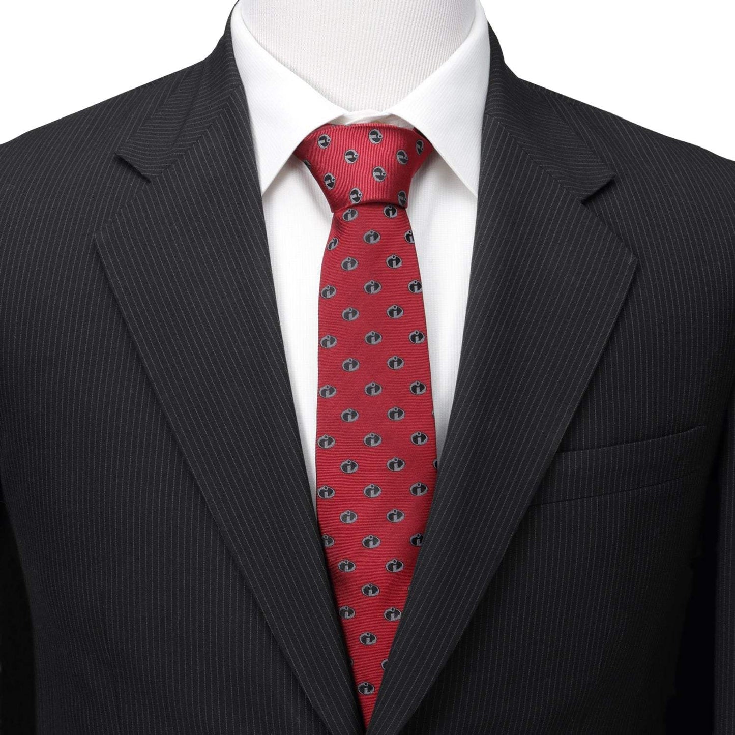 Disney Pixar The Incredibles Logo Red Men's Tie - Cufflinks.com - Flyclothing LLC