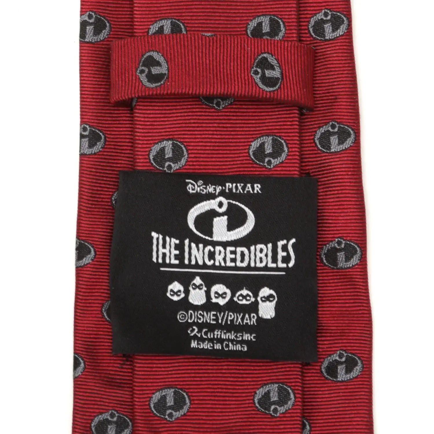 Disney Pixar The Incredibles Logo Red Men's Tie - Cufflinks.com - Flyclothing LLC