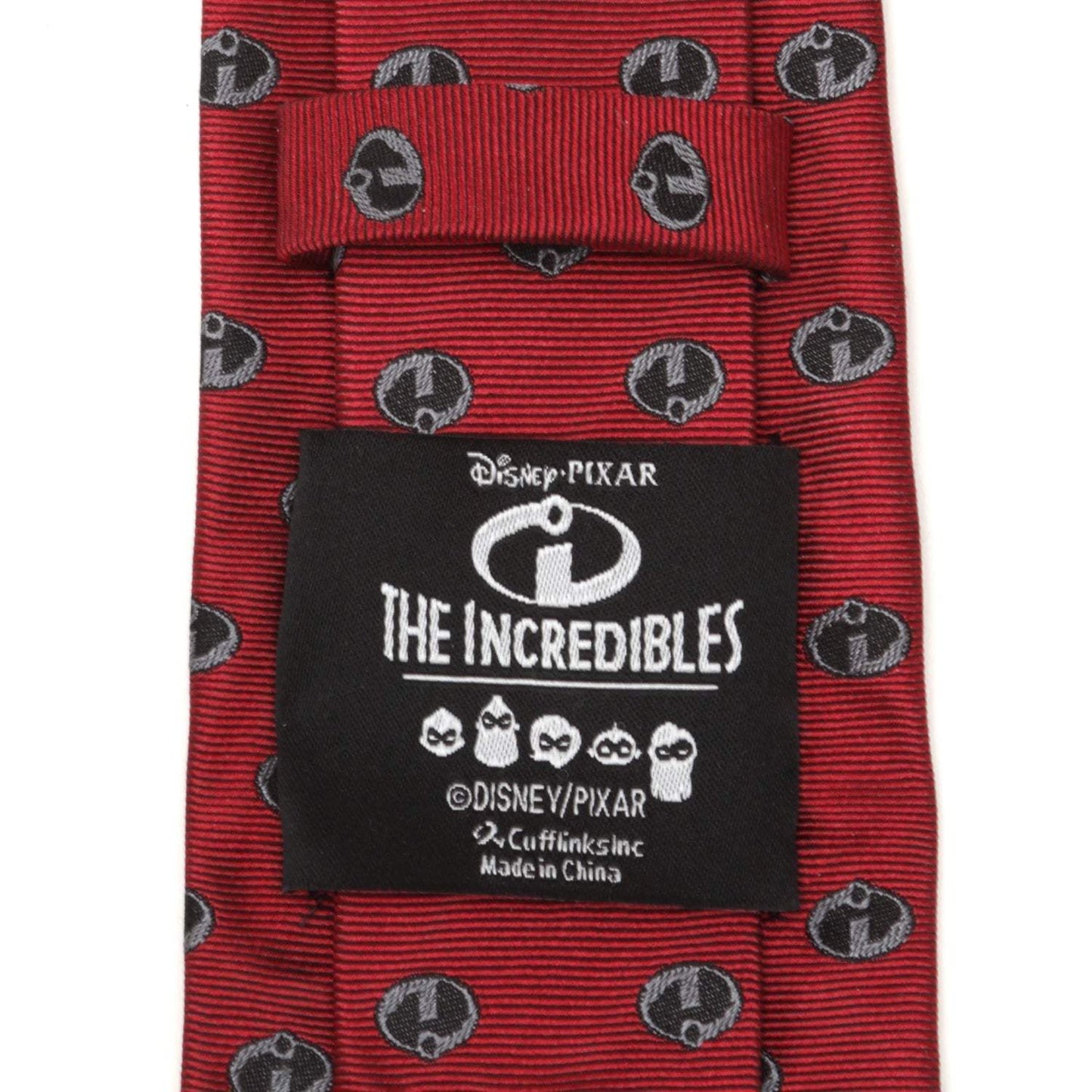 Disney Pixar The Incredibles Logo Red Men's Tie - Cufflinks.com - Flyclothing LLC
