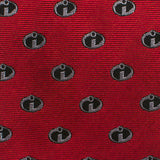 Disney Pixar The Incredibles Logo Red Men's Tie