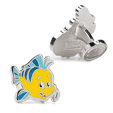 Disney The Little Mermaid Flounder & Sebastian Cufflinks - Cufflinks.com - Flyclothing LLC