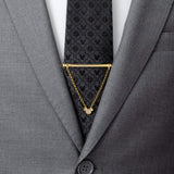 Disney Mickey Mouse Gold Crystal Chain Tie Bar - Cufflinks.com - Flyclothing LLC