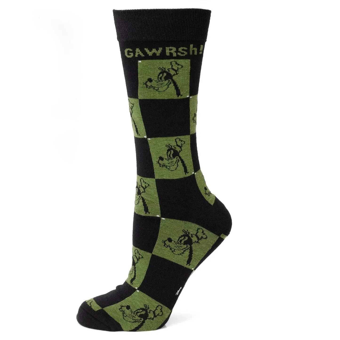 Disney Goofy Check Socks and Mickey Mouse Blue Lapel Pin Gift Set - Cufflinks.com - Flyclothing LLC