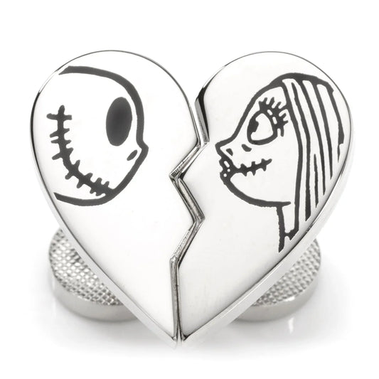Disney The Nightmare Before Christmas Jack & Sally 'Simply Meant to Be' Cufflinks