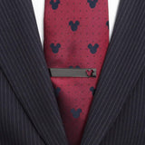 Disney Mickey Mouse Cutout Black Tie Bar - Cufflinks.com - Flyclothing LLC