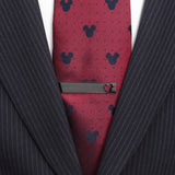 Disney Mickey Mouse Cutout Black Tie Bar