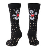 Disney Mickey Mouse Dot Socks and Blue Lapel Pin Gift Set
