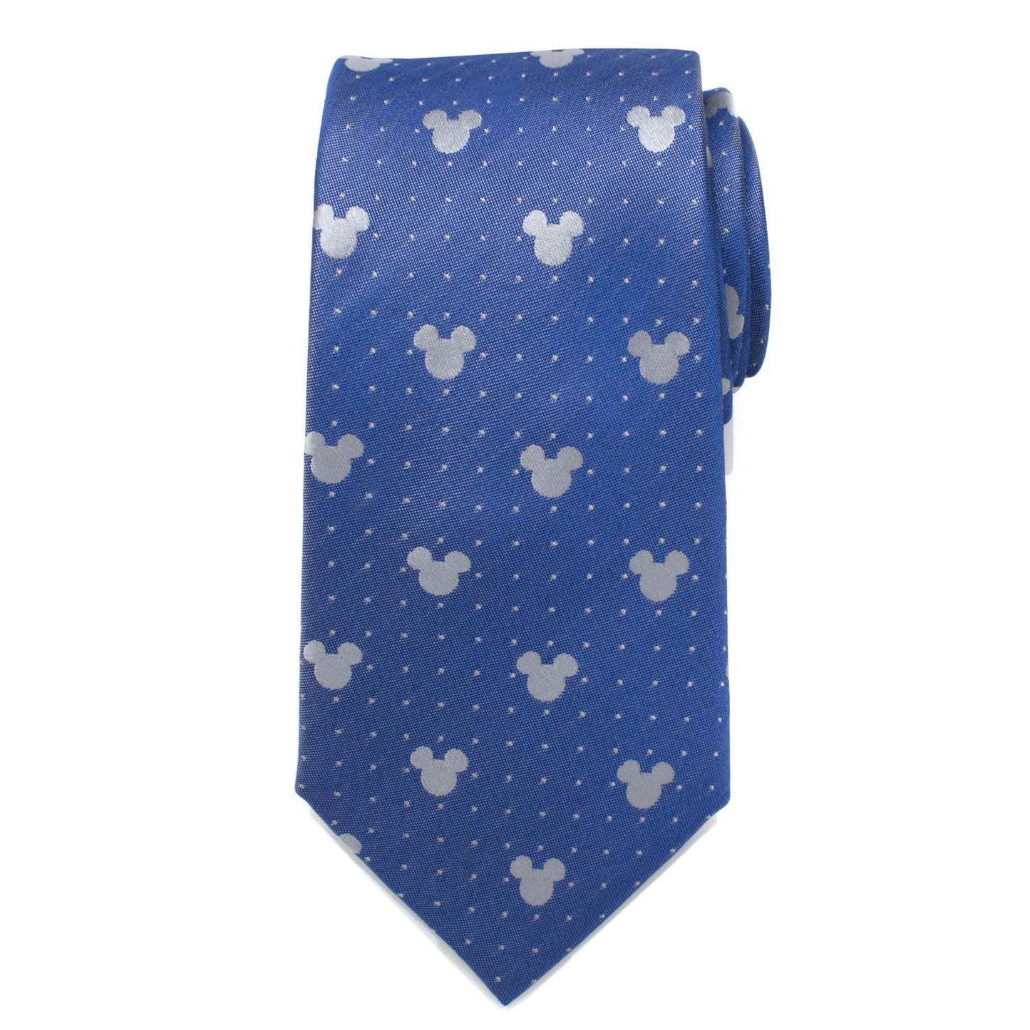 Disney Mickey Mouse Blue Pin Dot Men's Tie - Cufflinks.com - Flyclothing LLC