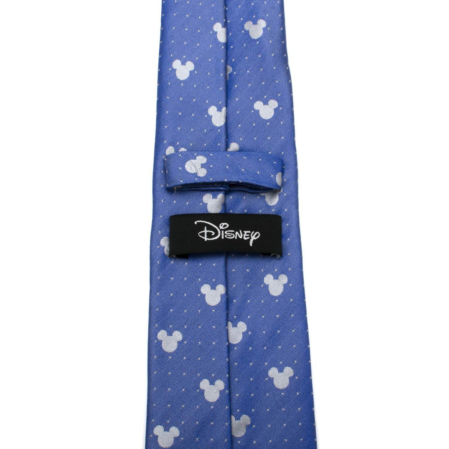 Disney Mickey Mouse Blue Pin Dot Men's Tie - Cufflinks.com - Flyclothing LLC