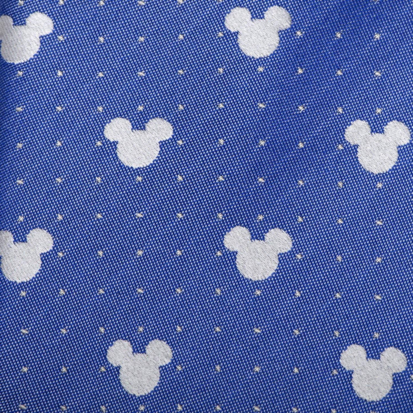 Disney Mickey Mouse Blue Pin Dot Men's Tie - Cufflinks.com - Flyclothing LLC