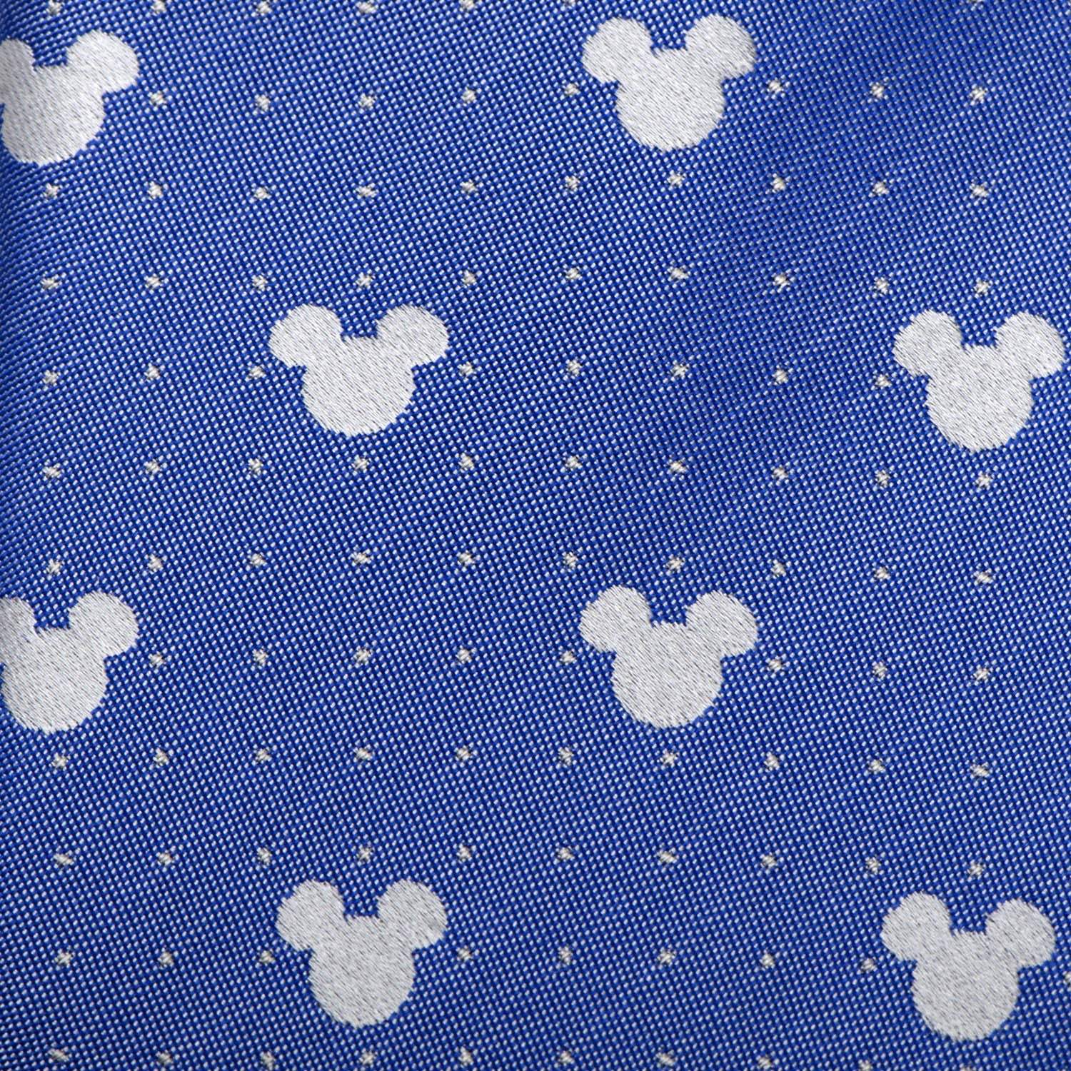 Disney Mickey Mouse Blue Pin Dot Men's Tie - Cufflinks.com - Flyclothing LLC