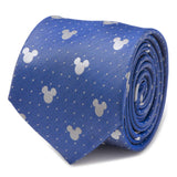 Disney Mickey Mouse Blue Pin Dot Men's Tie - Cufflinks.com - Flyclothing LLC
