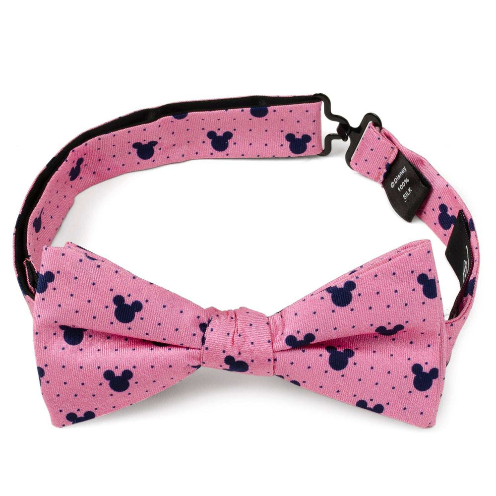 Disney Mickey Mouse Pink Dot Silhouette Pre-Tied Bow Tie - Cufflinks.com - Flyclothing LLC