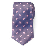 Disney Mickey Mouse Purple and Pink Dot Silhouette Tie - Cufflinks.com - Flyclothing LLC