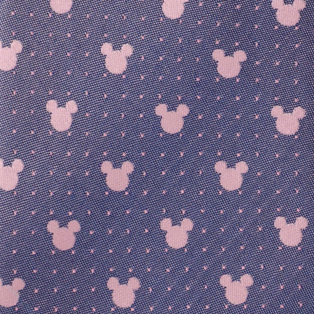 Disney Mickey Mouse Purple and Pink Dot Silhouette Tie - Cufflinks.com - Flyclothing LLC