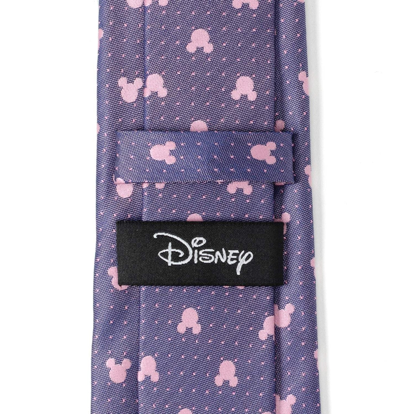 Disney Mickey Mouse Purple and Pink Dot Silhouette Tie - Cufflinks.com - Flyclothing LLC