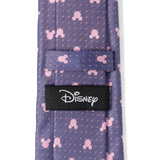 Disney Mickey Mouse Purple and Pink Dot Silhouette Tie - Cufflinks.com - Flyclothing LLC