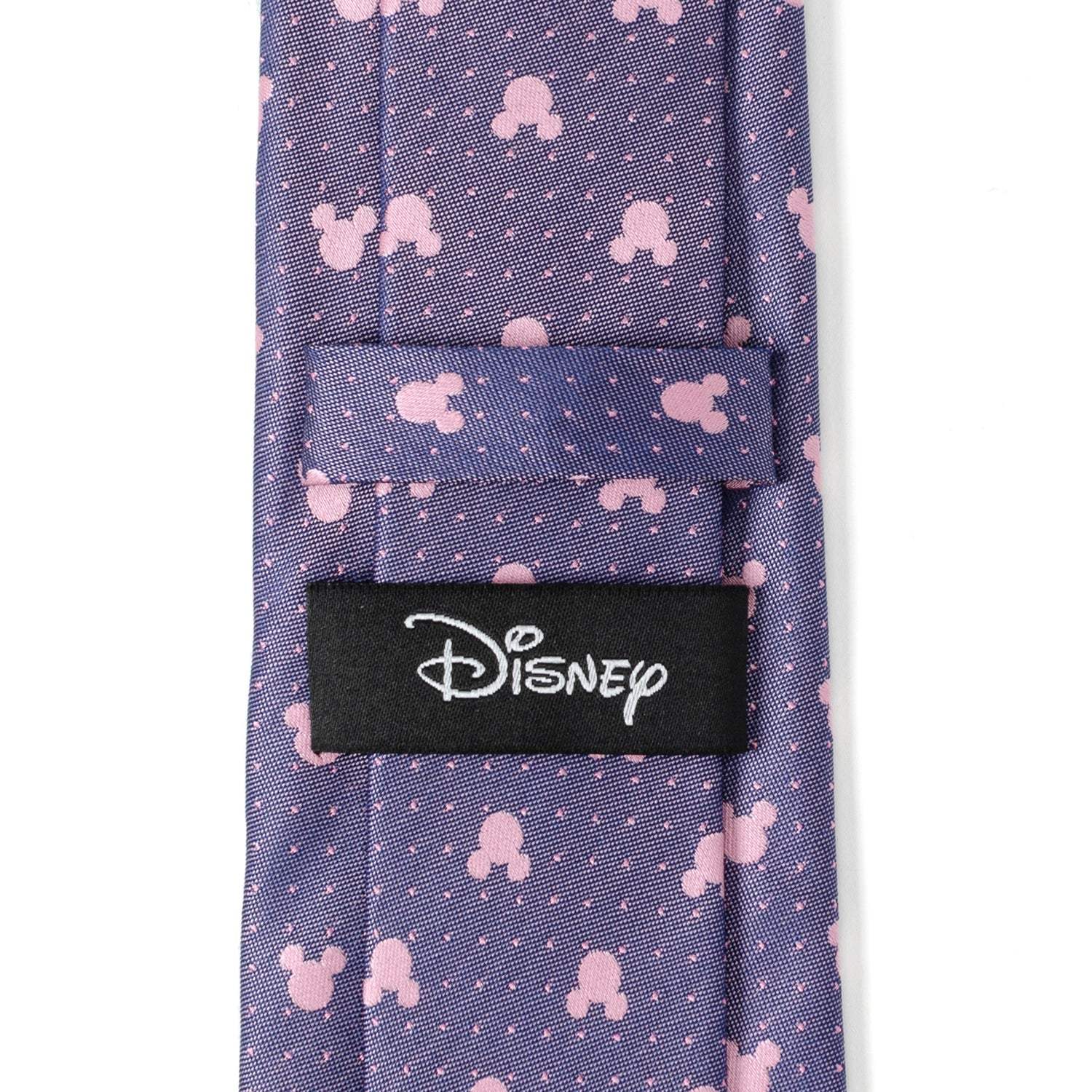 Disney Mickey Mouse Purple and Pink Dot Silhouette Tie - Cufflinks.com - Flyclothing LLC