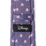 Disney Mickey Mouse Purple and Pink Dot Silhouette Tie - Cufflinks.com - Flyclothing LLC