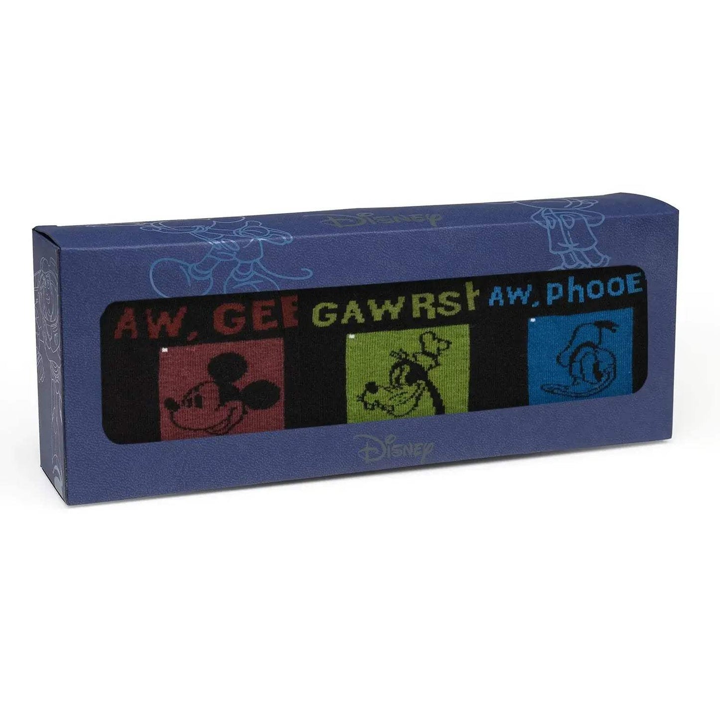 Disney Mickey and Friends Checkered Black Gift Set - Cufflinks.com - Flyclothing LLC