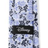 Disney Mickey Mouse Floral Silhouette Blue and White Tie - Cufflinks.com - Flyclothing LLC
