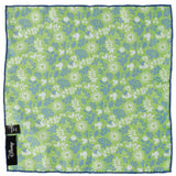 Disney Mickey Mouse Floral Green Pocket Square - Cufflinks.com - Flyclothing LLC