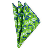 Disney Mickey Mouse Floral Green Pocket Square - Cufflinks.com - Flyclothing LLC