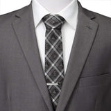 Disney Mickey and Friends Charcoal Plaid Men's Tie - Cufflinks.com - Flyclothing LLC