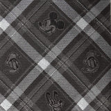 Disney Mickey and Friends Charcoal Plaid Men's Tie - Cufflinks.com - Flyclothing LLC