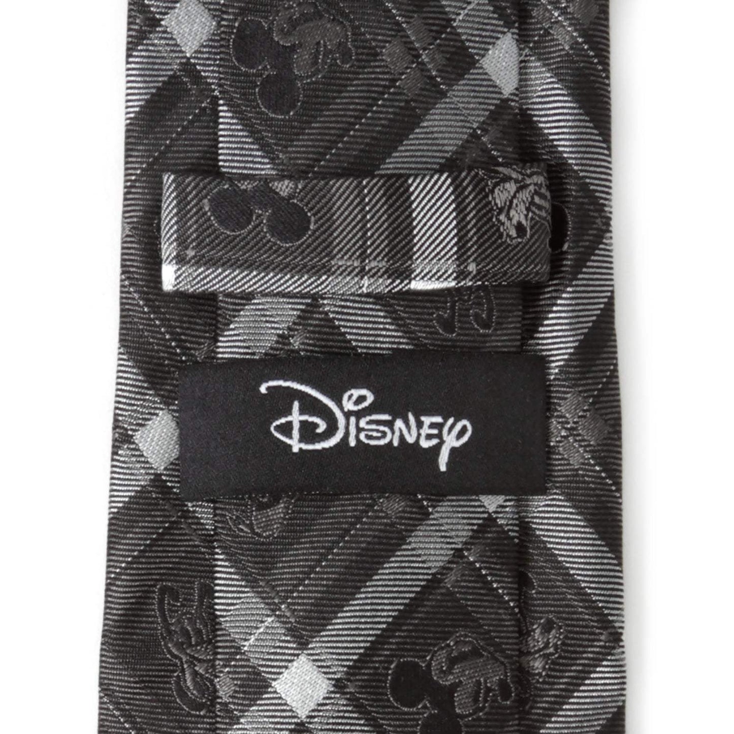 Disney Mickey and Friends Charcoal Plaid Men's Tie - Cufflinks.com - Flyclothing LLC