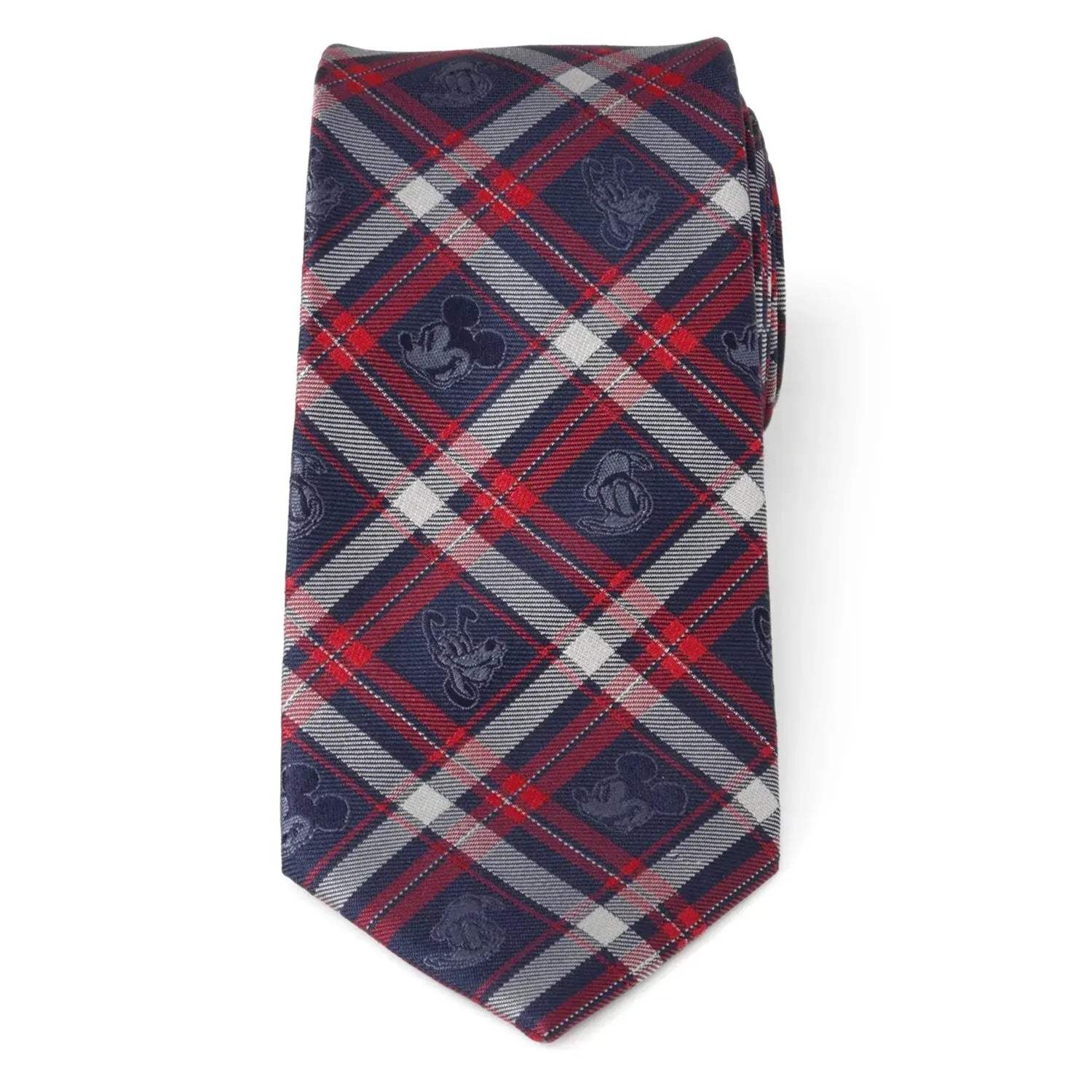Disney Mickey and Friends Navy Plaid Men's Tie - Cufflinks.com - Flyclothing LLC