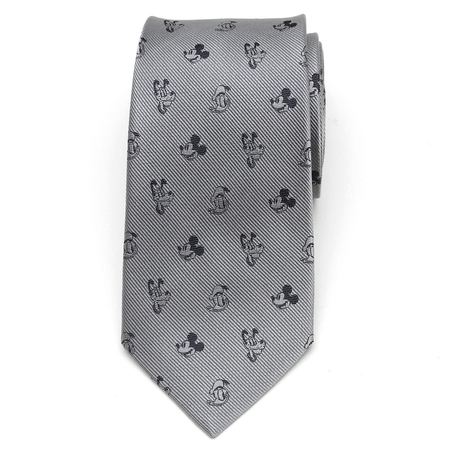 Disney Mickey and Friends Gray Men's Tie - Cufflinks.com - Flyclothing LLC