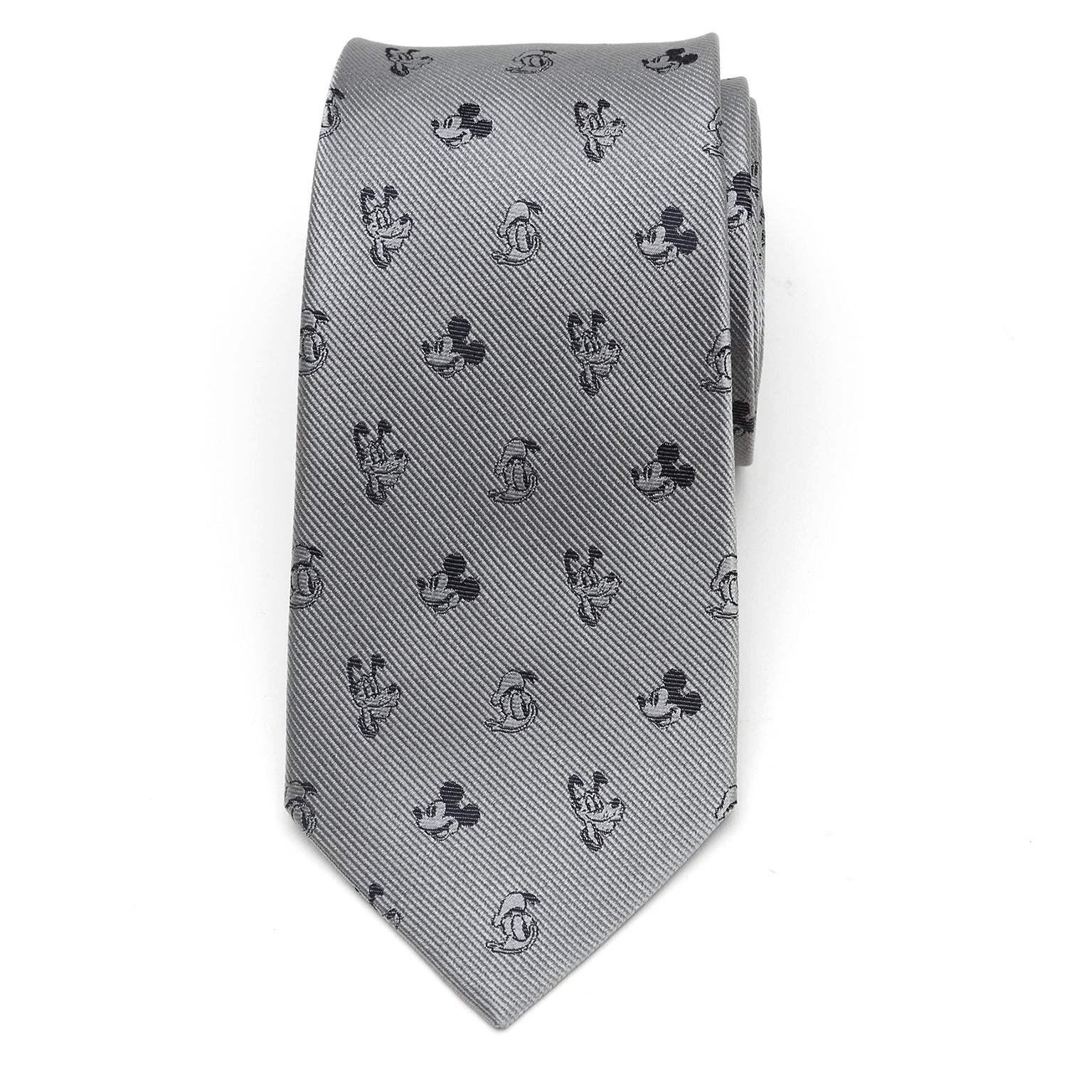 Disney Mickey and Friends Gray Men's Tie - Cufflinks.com - Flyclothing LLC