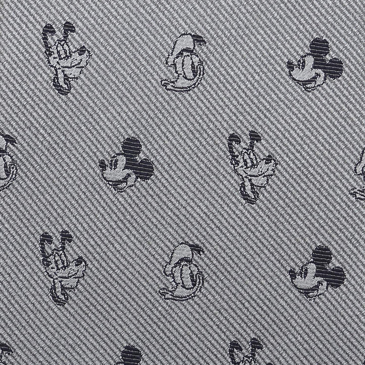 Disney Mickey and Friends Gray Men's Tie - Cufflinks.com - Flyclothing LLC