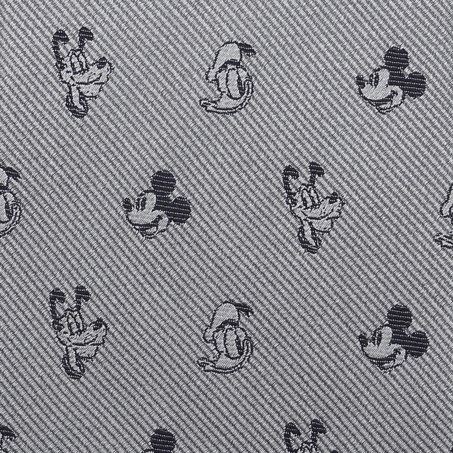 Disney Mickey and Friends Gray Men's Tie - Cufflinks.com - Flyclothing LLC