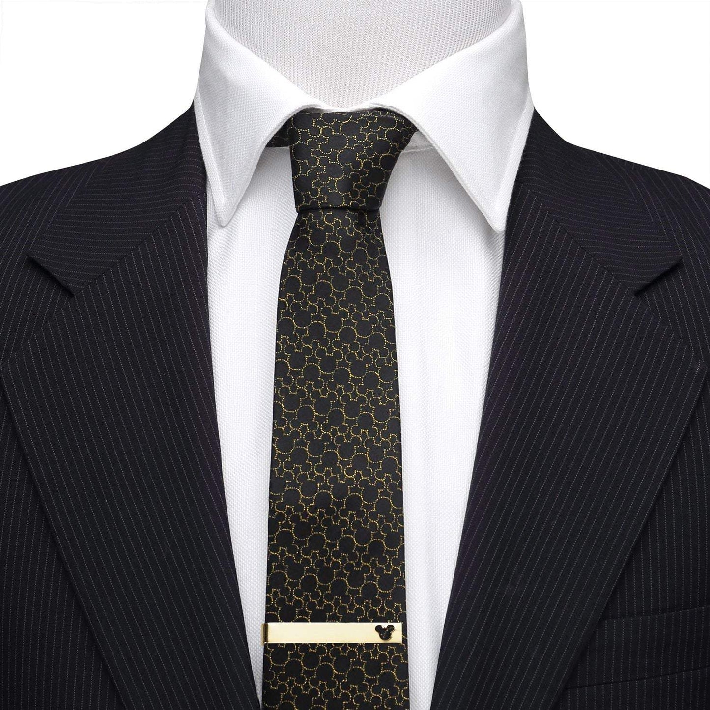 Disney Mickey Mouse Cutout Gold Tie Bar - Cufflinks.com - Flyclothing LLC