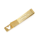 Disney Mickey Mouse Cutout Gold Tie Bar - Cufflinks.com - Flyclothing LLC
