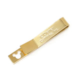 Disney Mickey Mouse Cutout Gold Tie Bar - Cufflinks.com - Flyclothing LLC