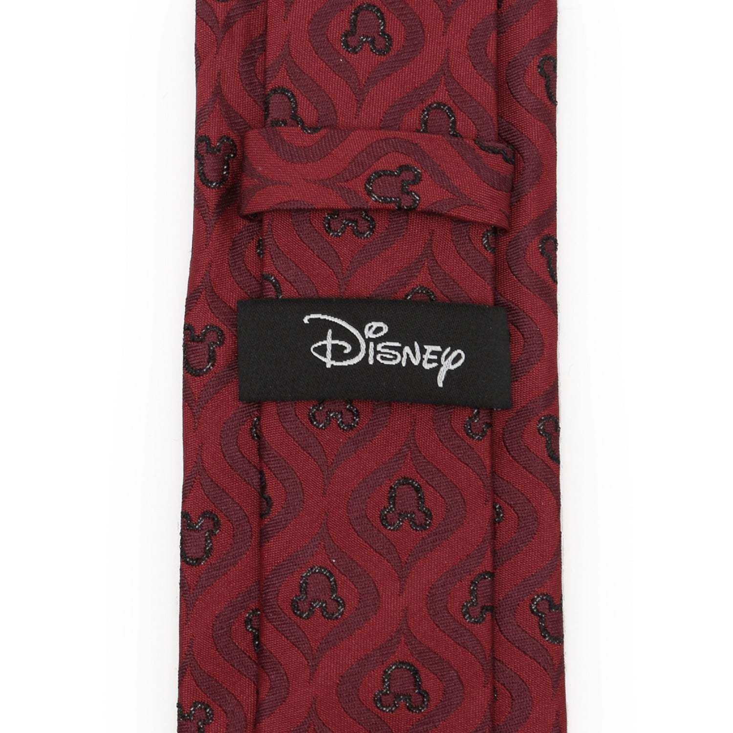 Disney Mickey Mouse Holiday Metallic Black Silk Men's Tie - Cufflinks.com - Flyclothing LLC