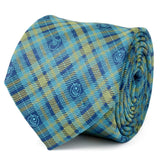 Disney Pixar Monsters Inc. Plaid Blue and Green Tie - Cufflinks.com - Flyclothing LLC
