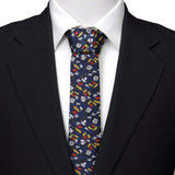 Disney Mickey Mouse Action Navy Men's Tie - Cufflinks.com - Flyclothing LLC
