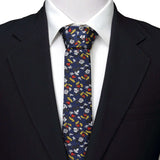 Disney Mickey Mouse Action Navy Men's Tie - Cufflinks.com - Flyclothing LLC