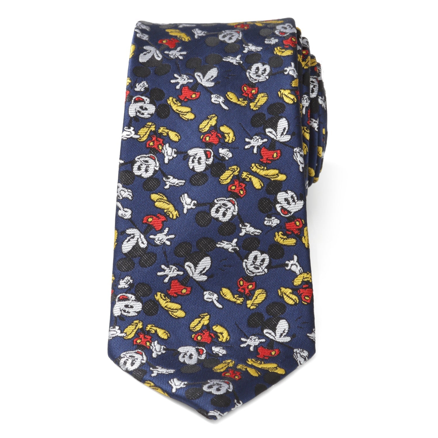 Disney Mickey Mouse Action Navy Men's Tie - Cufflinks.com - Flyclothing LLC