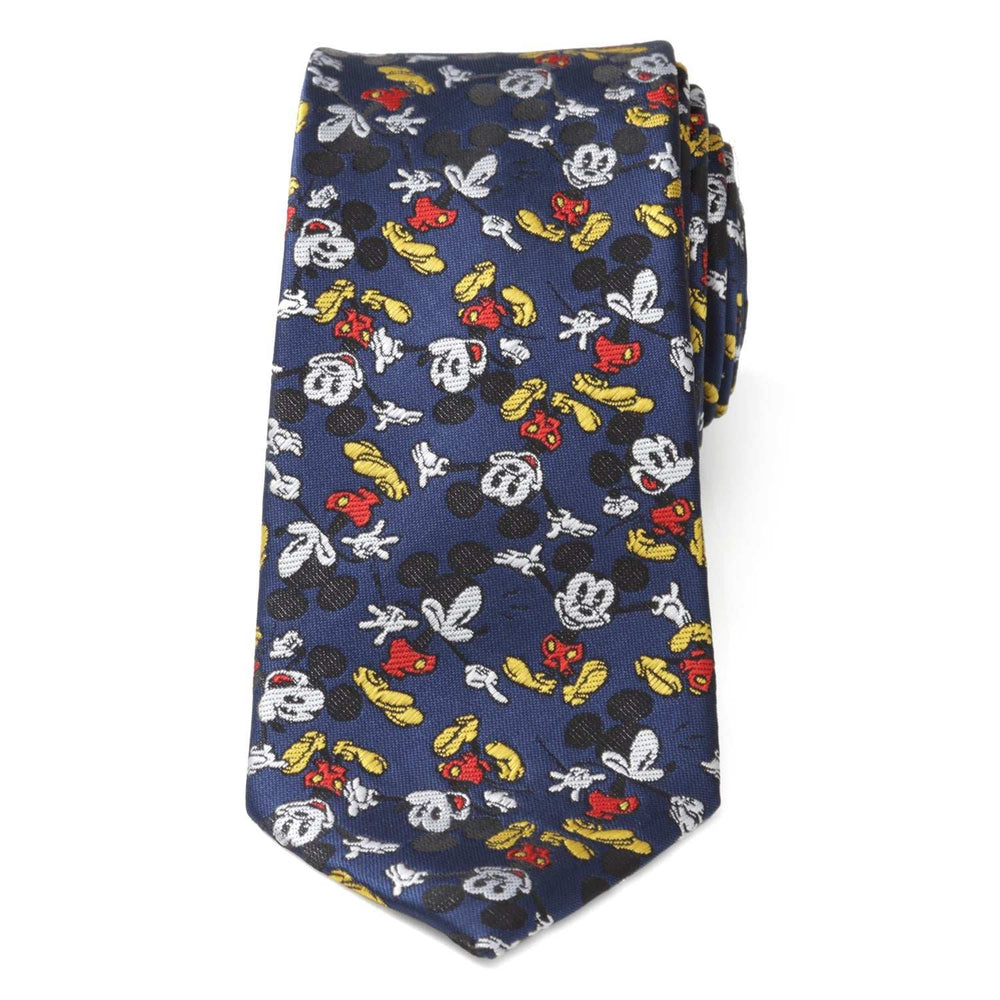 Disney Mickey Mouse Action Navy Men's Tie - Cufflinks.com - Flyclothing LLC