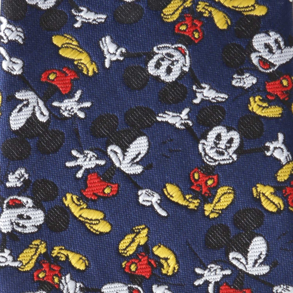 Disney Mickey Mouse Action Navy Men's Tie - Cufflinks.com - Flyclothing LLC