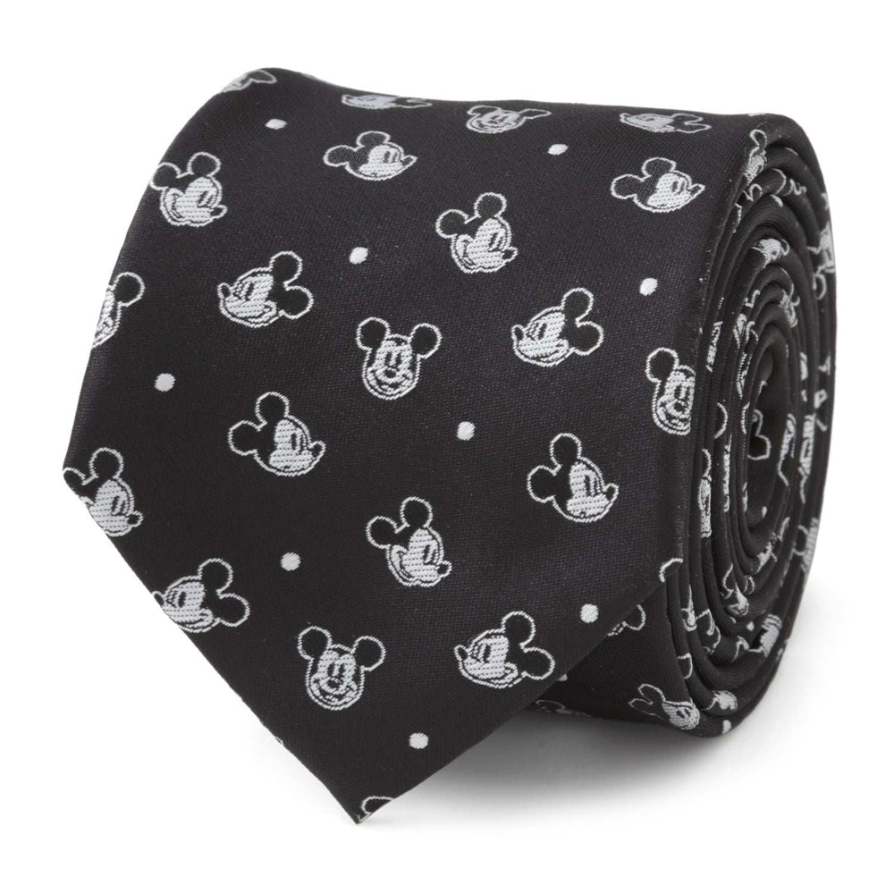 Disney Mickey Mouse Black Dot Men's Tie - Cufflinks.com - Flyclothing LLC