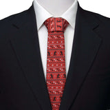 Disney Mickey Mouse Fair Isle Red Men's Tie - Cufflinks.com - Flyclothing LLC