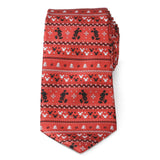 Disney Mickey Mouse Fair Isle Red Men's Tie - Cufflinks.com - Flyclothing LLC