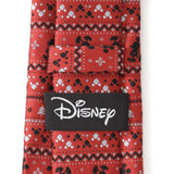Disney Mickey Mouse Fair Isle Red Men's Tie - Cufflinks.com - Flyclothing LLC