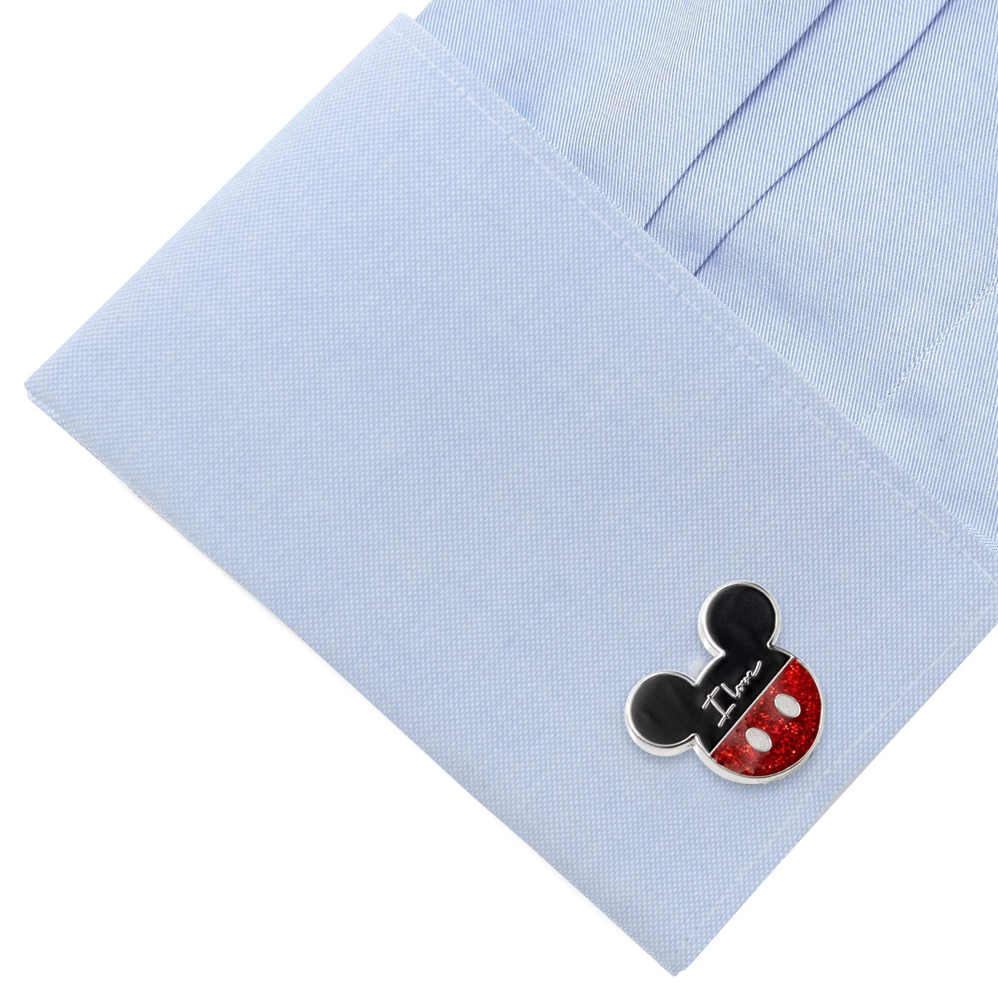 Disney Mickey and Minnie Mouse "I Love Us" Cufflinks - Cufflinks.com - Flyclothing LLC